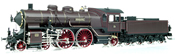 German Steam Locomotive P4 of the Royal Bavarian Railroad